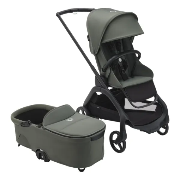 Bugaboo Kinderwagen Dragonfly Complete Graphite Frame / Grey Melange Bekleding> Wandelwagens|Complete Kinderwagens