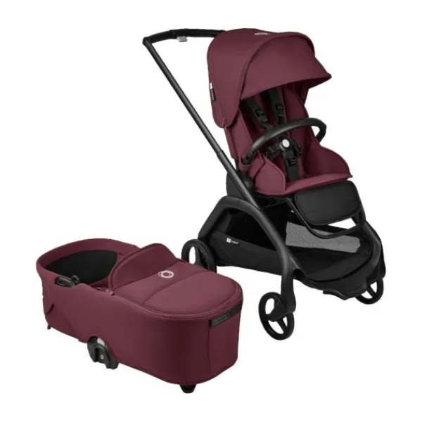 Bugaboo Kinderwagen Dragonfly Complete Graphite Frame / Grey Melange Bekleding> Wandelwagens|Complete Kinderwagens
