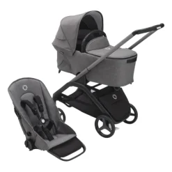 Bugaboo Wandelwagen Dragonfly Black Frame / Forest Green Zitje / Forest Green Sun Canopy><noscript><img width=