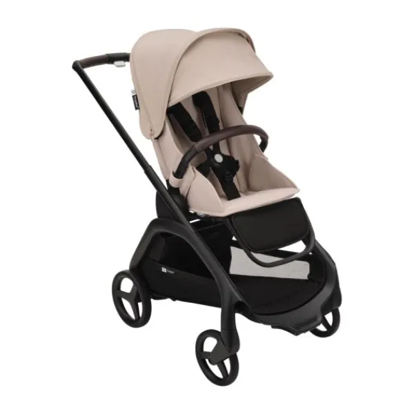 Bugaboo Wandelwagen Dragonfly Black Frame / Forest Green Zitje / Forest Green Sun Canopy> Wandelwagens|Complete Kinderwagens
