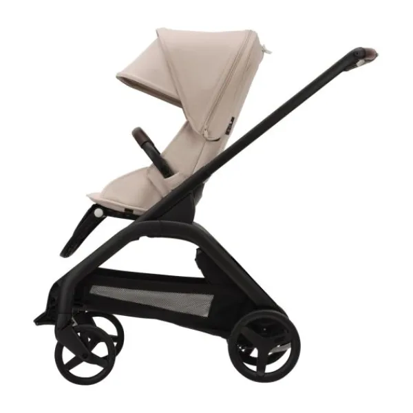 Bugaboo Wandelwagen Dragonfly Black Frame / Forest Green Zitje / Forest Green Sun Canopy> Wandelwagens|Complete Kinderwagens