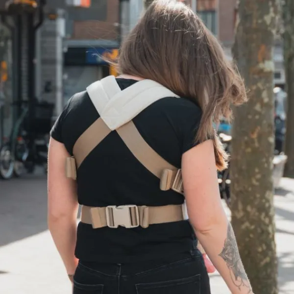 ByKay Buikdrager Click Classic Pro - Linnen - Mocca> Rugdragers|Buikdragers