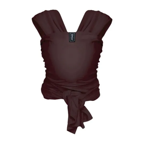 ByKay Stretchy Wrap Deluxe Draagdoek - Chocolate - Maat L> Draagdoeken