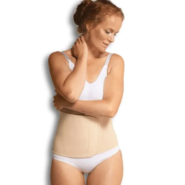 Carriwell Sluitband Belly Binder Biokatoen Honey L/XL> Buikbanden