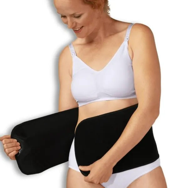 Carriwell Sluitband Belly Binder Biokatoen Zwart L/XL> Buikbanden