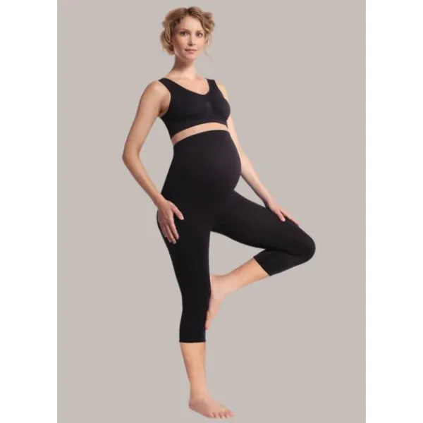Carriwell Zwangerschapslegging Recycled 3/4 Zwart M> Leggings
