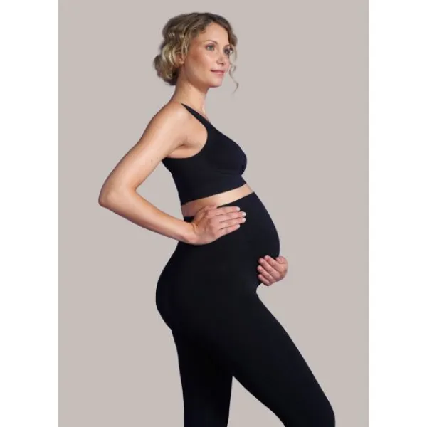 Carriwell Zwangerschapslegging Recycled 3/4 Zwart M> Leggings