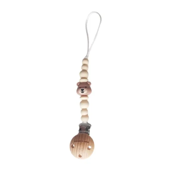Chewies & More Animal Bear speenkoord - Brown> Fopspeenhouders