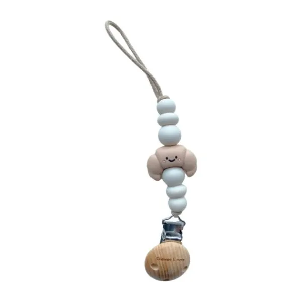 Chewies & More Croissant New Born Speenkoord - Wit> Fopspeenhouders