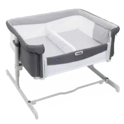 Chicco Co-sleeper - Next2Me Twins - Magnet Grey><noscript><img width=