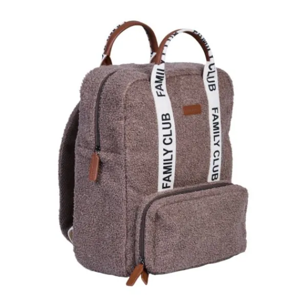 Childhome Family Club Verzorgingsrugzak - Signature - Teddy - Zacht Bruin> Rugzakken
