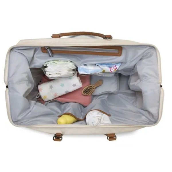 Childhome Mommy Bag Groot Ecru> Accessoires Kinderwagens|Accessoires Tweeling/Duo