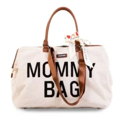 Childhome Mommy Bag Groot Teddy Offwhite> Accessoires Kinderwagens|Accessoires Tweeling/Duo