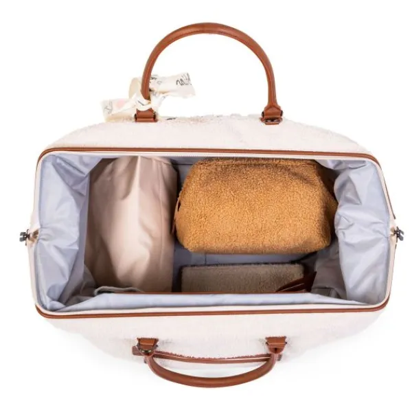 Childhome Mommy Bag Groot Teddy Offwhite> Accessoires Kinderwagens|Accessoires Tweeling/Duo
