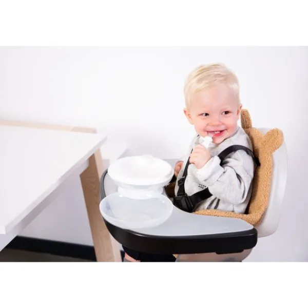 Childhome Stoelverkleiner Evolu / Ironwood Teddy Beige> Accessoires Kinderstoelen|Stoelverkleiners