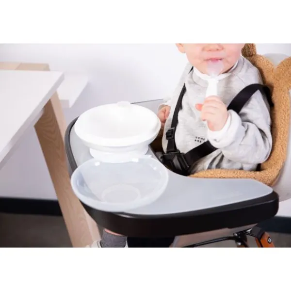 Childhome Stoelverkleiner Evolu / Ironwood Teddy Beige> Accessoires Kinderstoelen|Stoelverkleiners