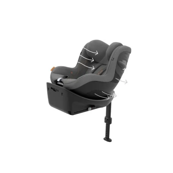 Cybex Autostoel Sirona G i-Size Lava Grey - Mid Grey> Autostoel Groep 0/1 (0-18Kg)