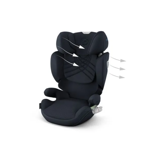 Cybex Autostoel SOLUTION T I-FIX PLUS Nautical Blue - Navy Blue> Autostoel Groep 2/3 (15-36Kg)