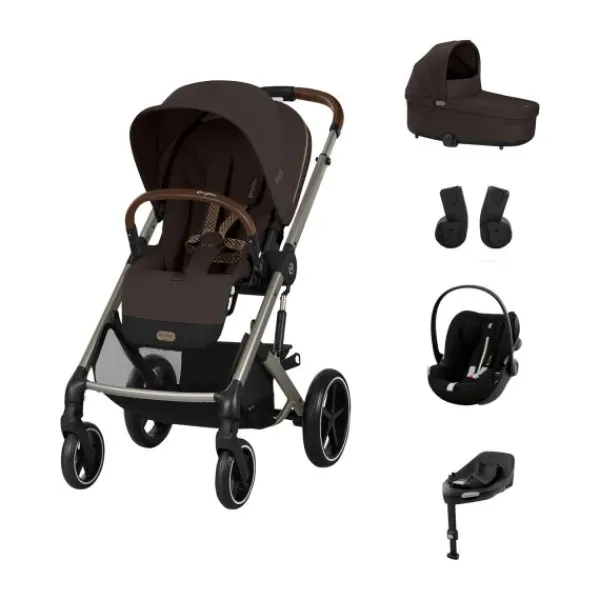 Cybex Balios 3-in-1 Kinderwagen Set M - Almond Beige/Beige> Wandelwagens|Complete Kinderwagens