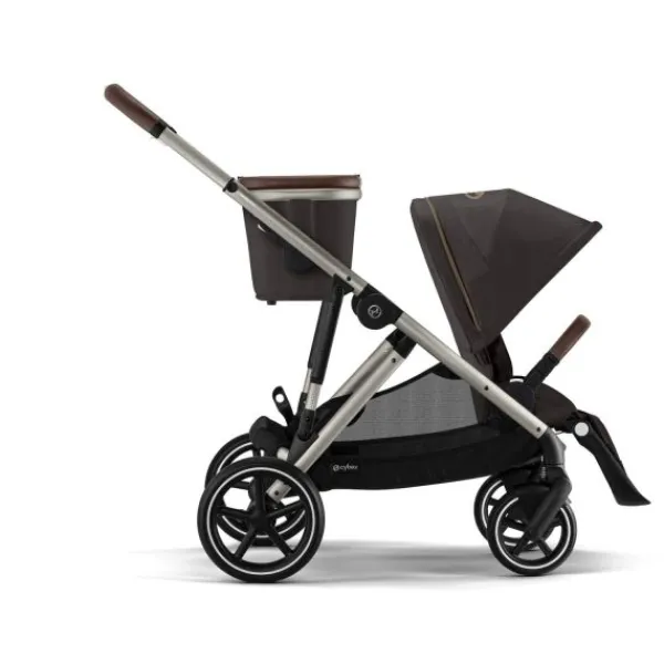Cybex Duowagen Gazelle S Seashell Beige - Light Beige> Tweeling Kinderwagens|Duo Kinderwagens