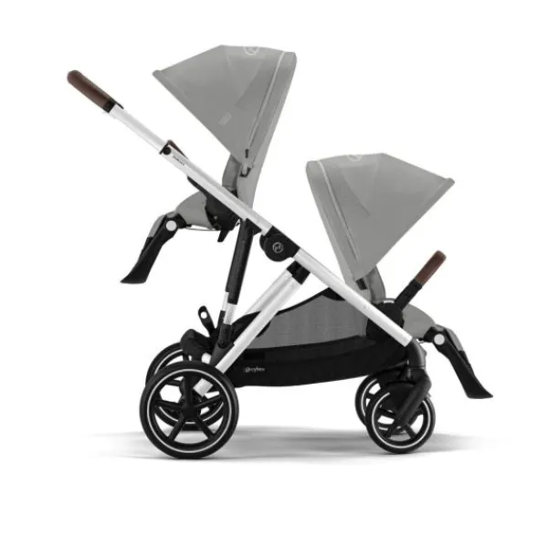Cybex Duowagen Gazelle S Seashell Beige - Light Beige> Tweeling Kinderwagens|Duo Kinderwagens