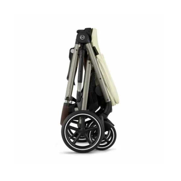 Cybex Duowagen Gazelle S Seashell Beige - Light Beige> Tweeling Kinderwagens|Duo Kinderwagens
