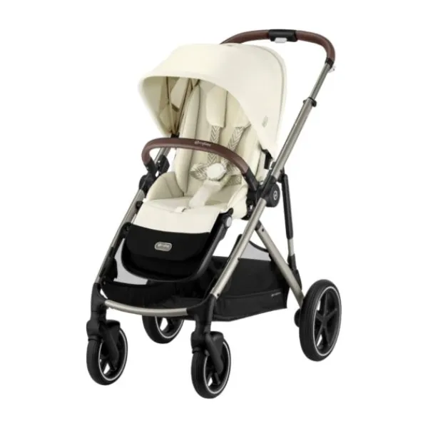 Cybex Duowagen Gazelle S Seashell Beige - Light Beige> Tweeling Kinderwagens|Duo Kinderwagens