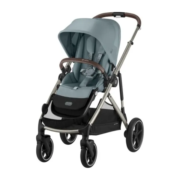 Cybex Duowagen Gazelle S Seashell Beige - Light Beige> Tweeling Kinderwagens|Duo Kinderwagens