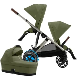 Cybex E-Gazelle S DUO kinderwagen 3-in-1 Almond Beige / Beige><noscript><img width=