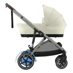 Cybex E-Gazelle S DUO kinderwagen 3-in-1 Almond Beige / Beige><noscript><img width=