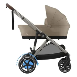 Cybex E-Gazelle S DUO kinderwagen 3-in-1 Almond Beige / Beige><noscript><img width=
