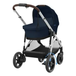 Cybex E-Gazelle S Kinderwagen 2-in-1 met reiswieg Almond Beige / Beige><noscript><img width=