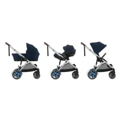 Cybex E-Gazelle S Kinderwagen 2-in-1 met reiswieg Almond Beige / Beige><noscript><img width=