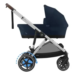 Cybex E-Gazelle S Kinderwagen 2-in-1 met reiswieg Almond Beige / Beige><noscript><img width=