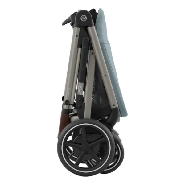 Cybex E-Gazelle S Kinderwagen 2-in-1 met reiswieg Almond Beige / Beige> Uitbreidbare Kinderwagens|Tweeling Kinderwagens
