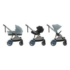 Cybex E-Gazelle S Kinderwagen 2-in-1 met reiswieg Almond Beige / Beige><noscript><img width=