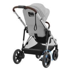 Cybex E-Gazelle S Kinderwagen 2-in-1 met reiswieg Almond Beige / Beige><noscript><img width=