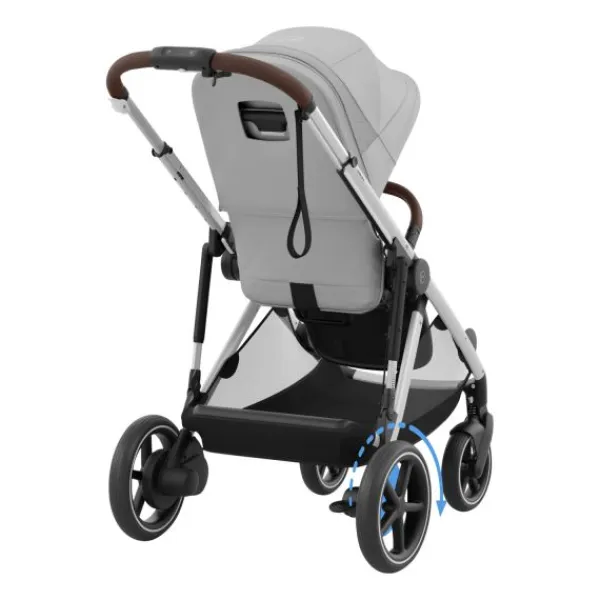 Cybex E-Gazelle S Kinderwagen 2-in-1 met reiswieg Almond Beige / Beige> Uitbreidbare Kinderwagens|Tweeling Kinderwagens