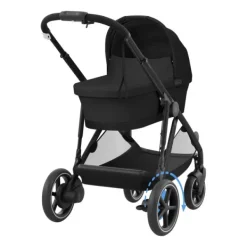 Cybex E-Gazelle S Kinderwagen 2-in-1 met reiswieg Almond Beige / Beige><noscript><img width=