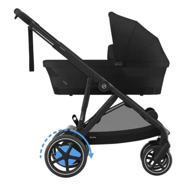 Cybex E-Gazelle S Kinderwagen 2-in-1 met reiswieg Almond Beige / Beige> Uitbreidbare Kinderwagens|Tweeling Kinderwagens
