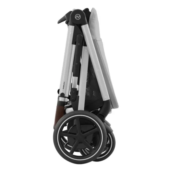 Cybex E-Gazelle S Twin-Kinderwagen Almond Beige / Beige> Uitbreidbare Kinderwagens|Wandelwagens