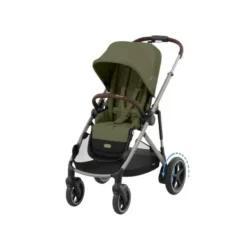 Cybex E-Gazelle S Twin-Kinderwagen Almond Beige / Beige><noscript><img width=