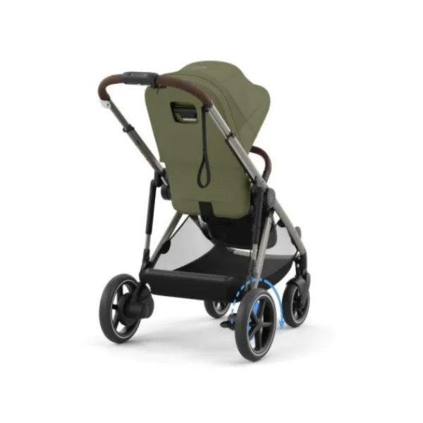 Cybex E-Gazelle S Twin-Kinderwagen Almond Beige / Beige> Uitbreidbare Kinderwagens|Wandelwagens