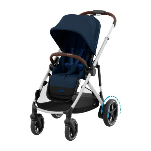 Cybex E-Gazelle S Twin-Kinderwagen Almond Beige / Beige> Uitbreidbare Kinderwagens|Wandelwagens