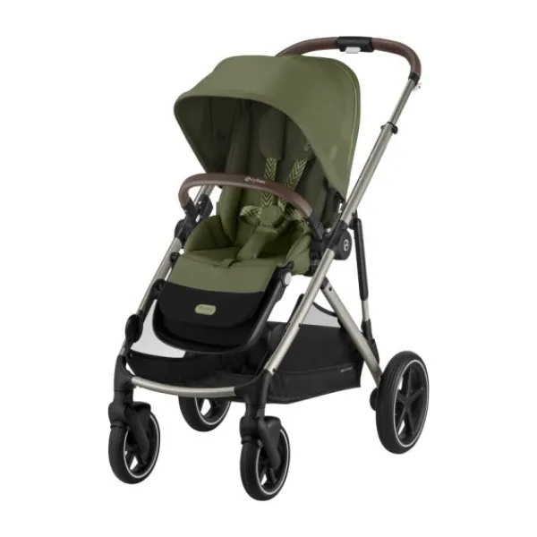 Cybex E-Gazelle S Twin-Kinderwagen Almond Beige / Beige> Uitbreidbare Kinderwagens|Wandelwagens