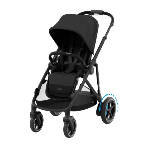 Cybex E-Gazelle S Twin-Kinderwagen Almond Beige / Beige> Uitbreidbare Kinderwagens|Wandelwagens
