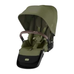 Cybex E-Gazelle S Twin-Kinderwagen Almond Beige / Beige><noscript><img width=