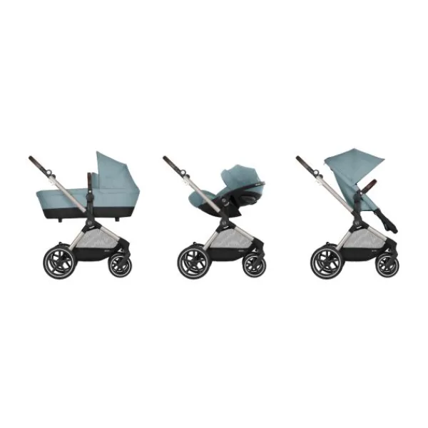 Cybex EOS Lux Kinderwagen 2-in-1 - Seashell Beige / Light Beige> Wandelwagens|Complete Kinderwagens