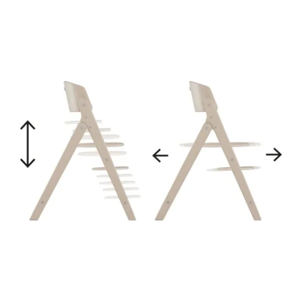 Cybex Kinderstoel Click & Fold All Natural - Light Natural 3 In 1> Houten Kinderstoelen