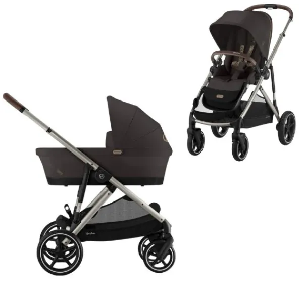 Cybex Kinderwagen Gazelle S Seashell Beige - Light Beige> Tweeling Kinderwagens|Duo Kinderwagens
